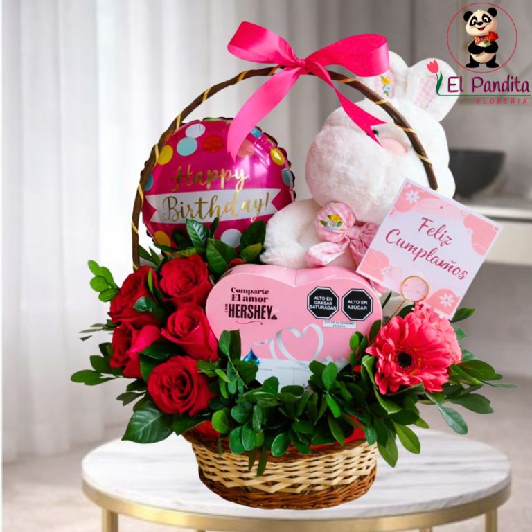 Canastas florales en Moquegua con flores frescas – Florería El Pandita