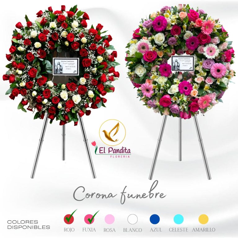 Corona premium de rosas suaves para mujer con flores de exportación de larga duración en Moquegua – Florería El Pandita